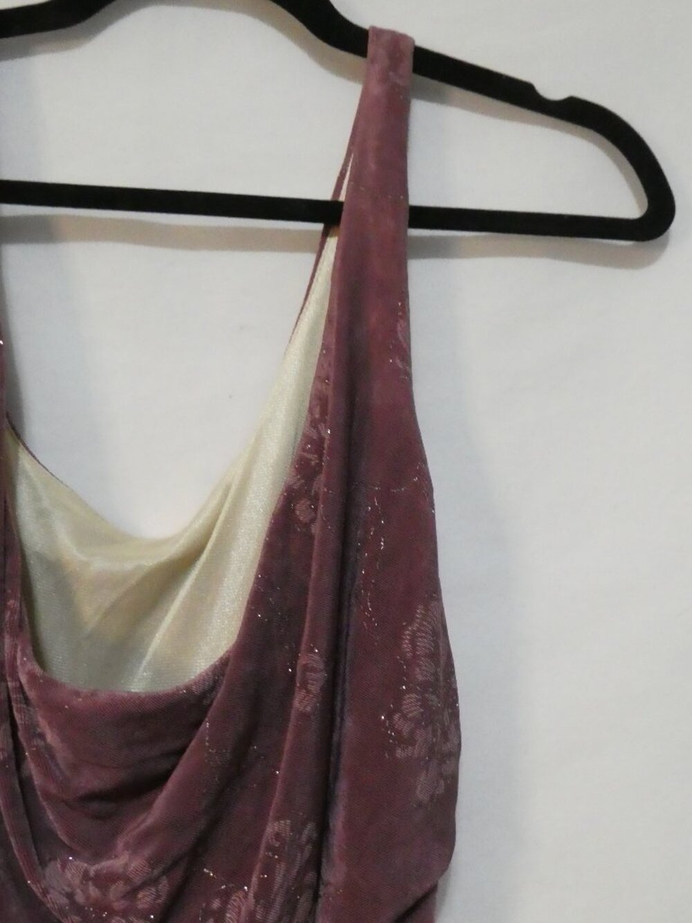 J KAUR COLLECTION By Barketti Purple Floral Maxi Dress - Size 12 - Picture 12 of 16